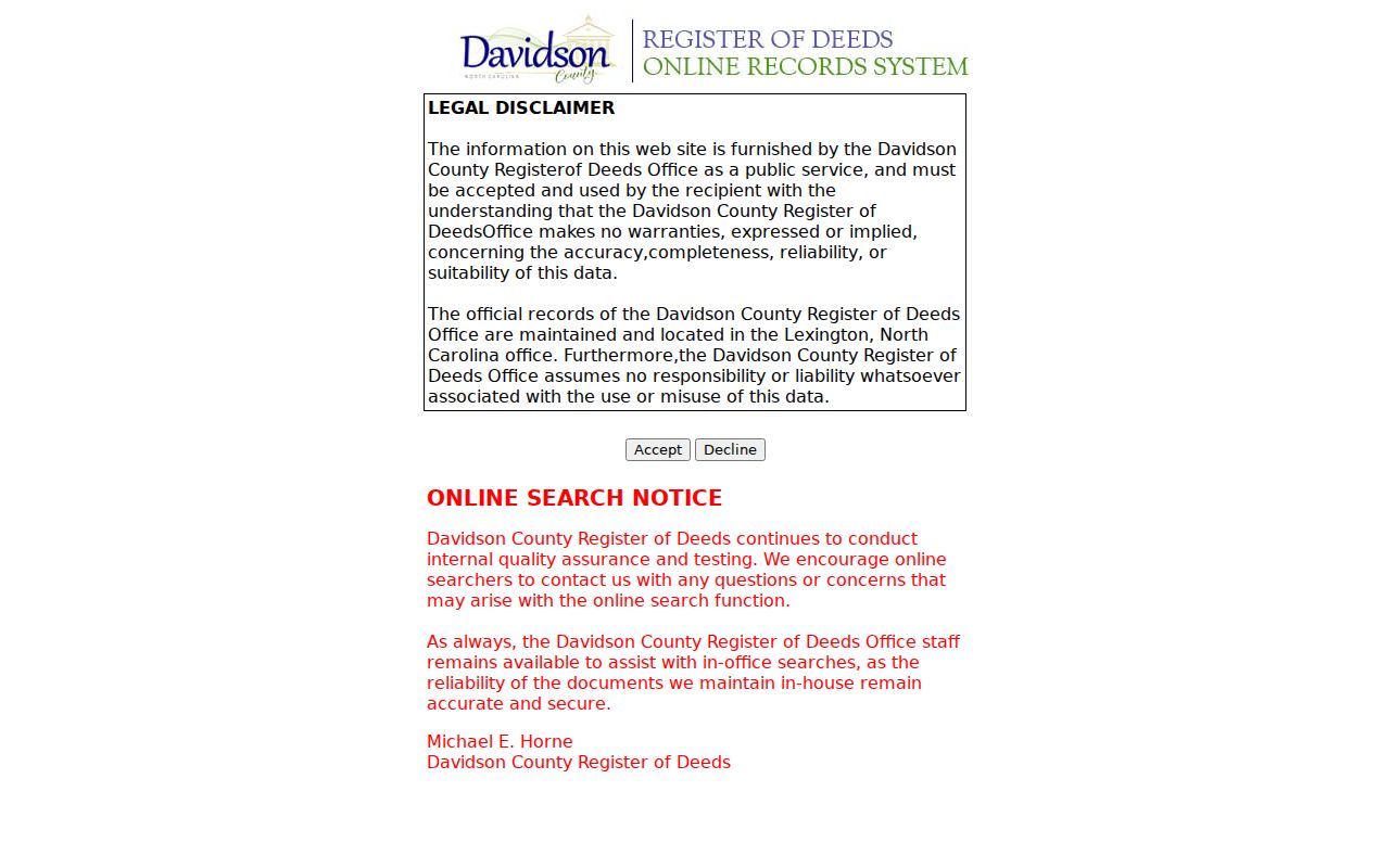 Thomasville people search Davidson grantor and grantee deed form